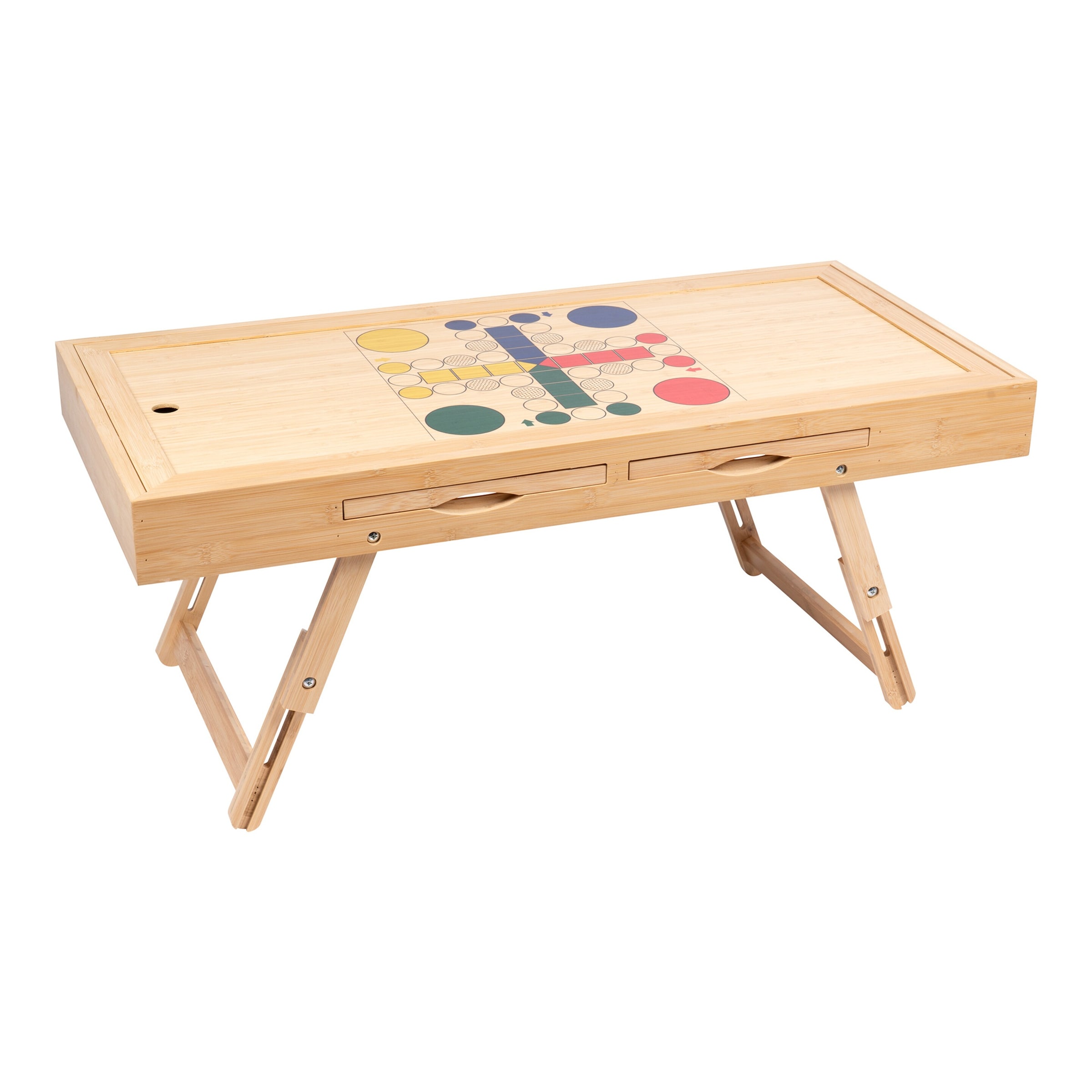 Bambus Spiel- und Puzzletisch "Magnet 4 in 1"