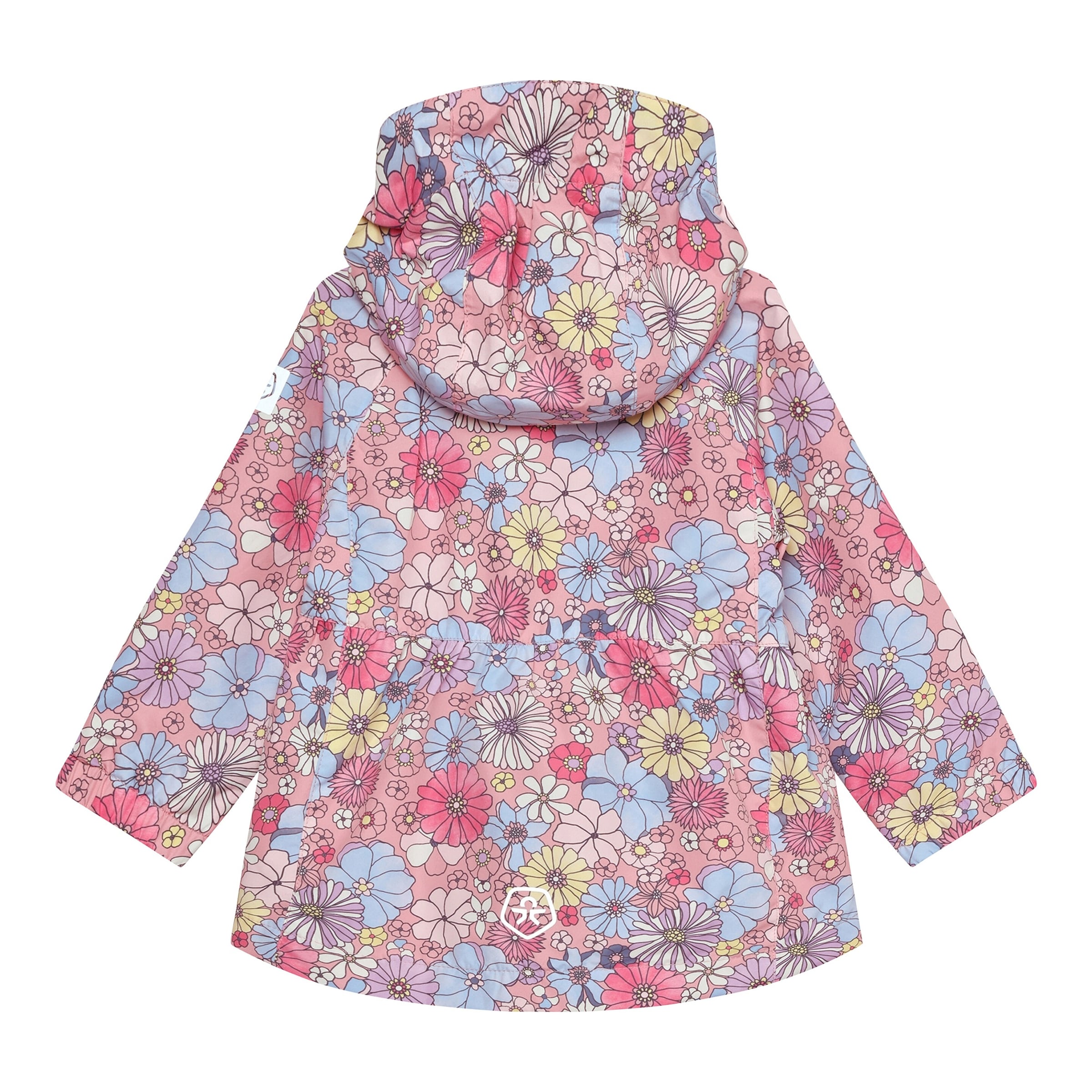 Colorkids Regenjacke mit abnehmbarer Kapuze Blumen