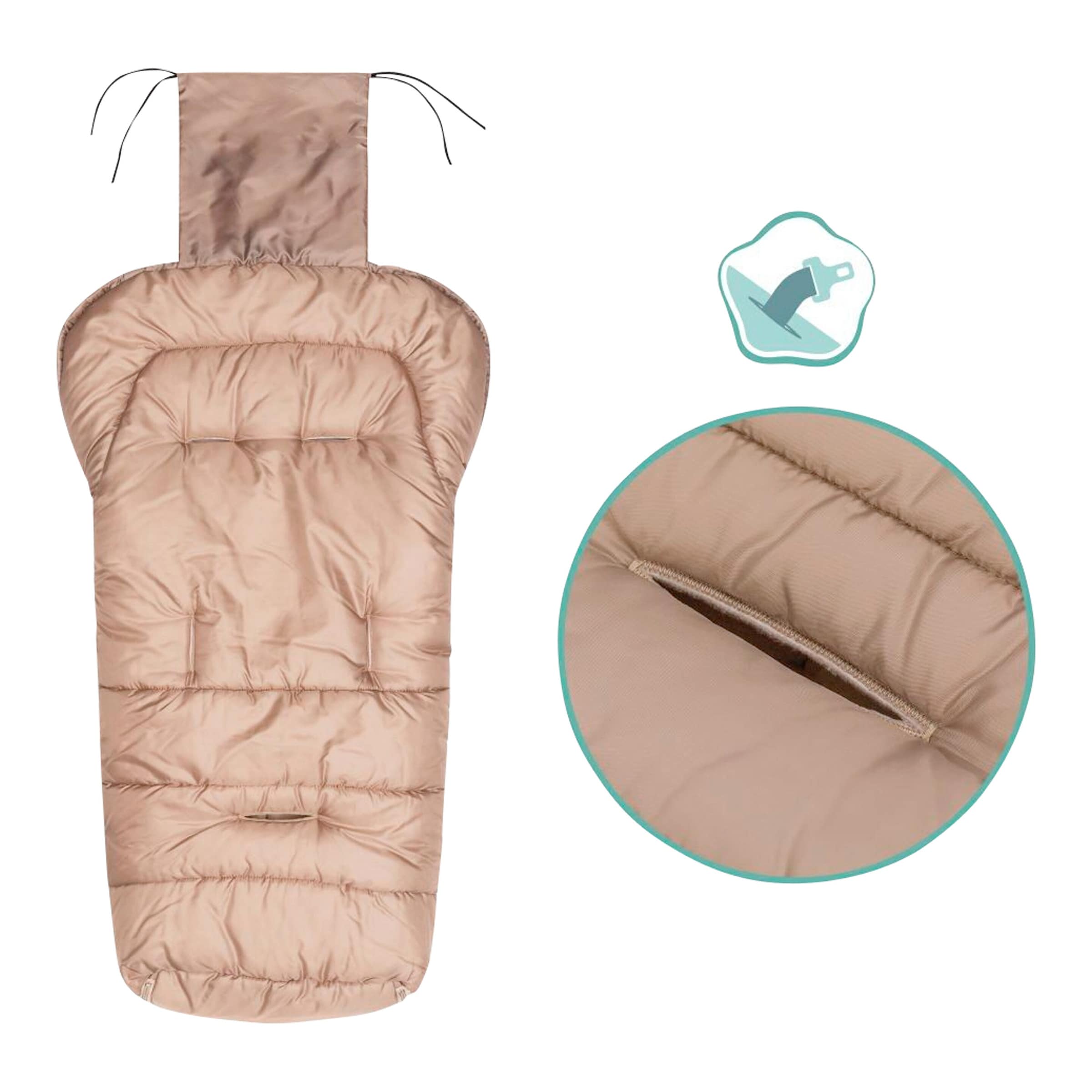 Thumbnail - Babycab Winterfußsack Myre Big beige