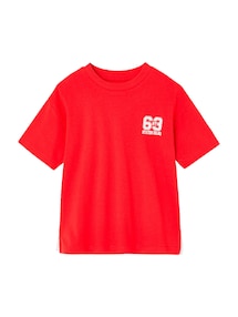 T-Shirt College-Look Jungen mit Recycling-Baumwolle