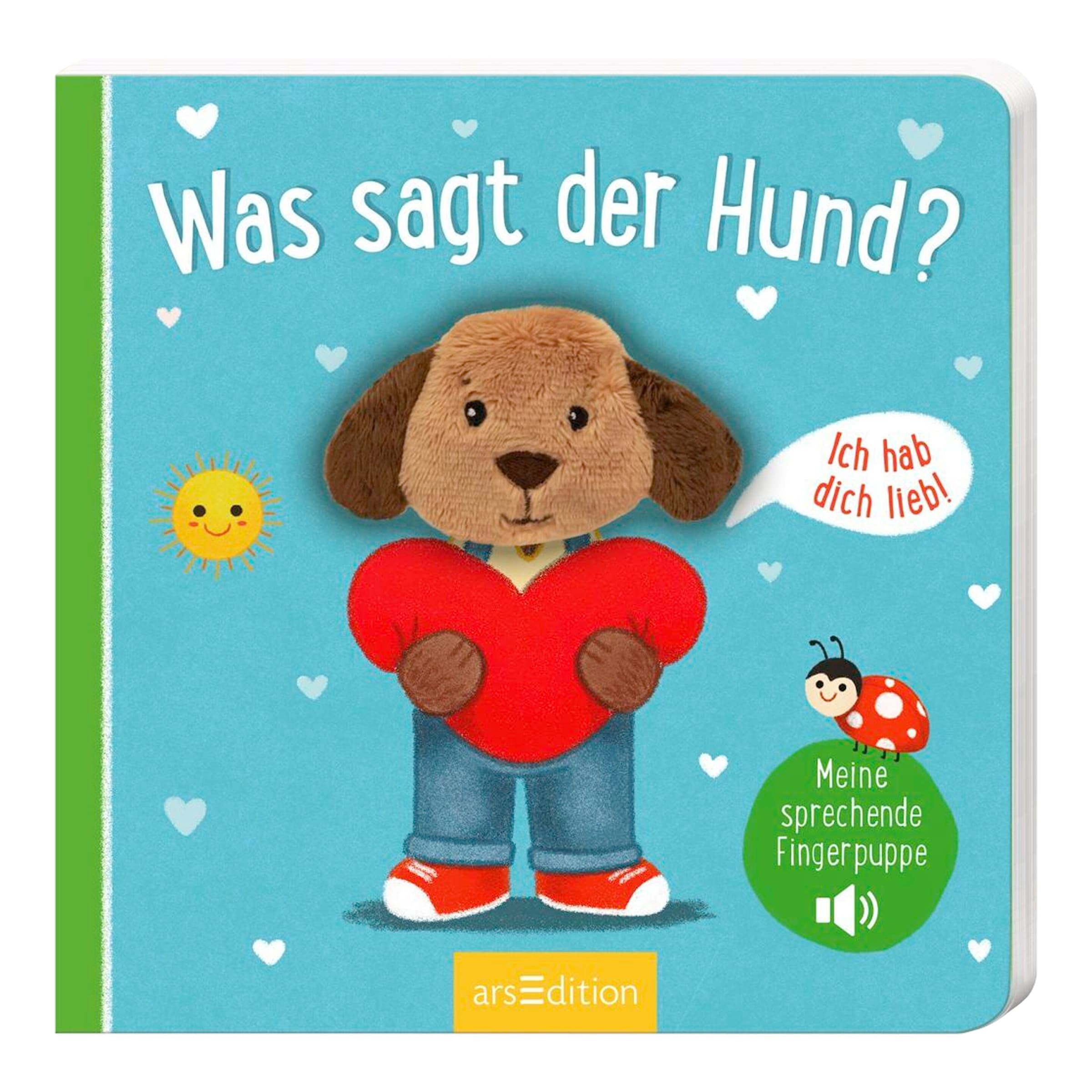 Arsedition Soundbilderbuch Meine sprechende Fingerpuppe: Was sagt der Hund?