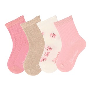 4er-Pack Socken Ajour Schmetterlinge