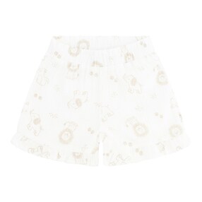 Short en mousseline safari