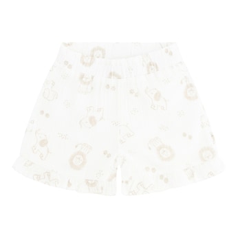 Short en mousseline safari