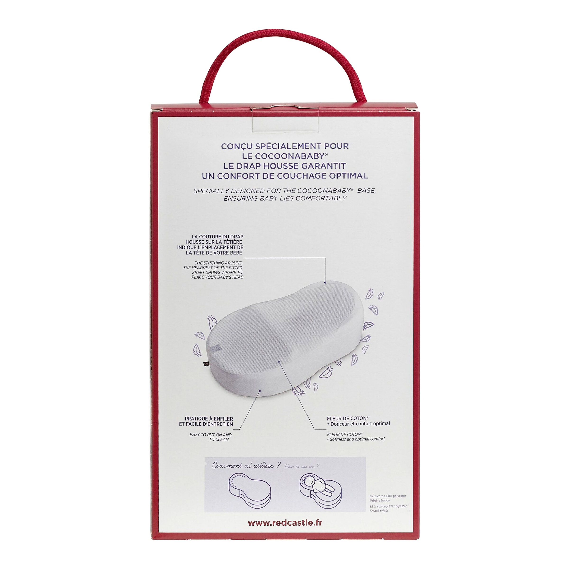Red Castle Spannbetttuch für Cocoonababy