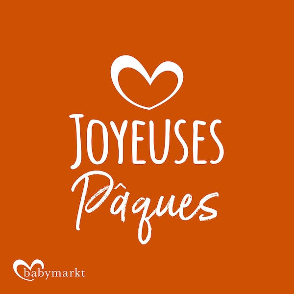 Joyeuses Pâques - orange