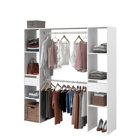 Mehrzweckschrank "Combi 3" Weiß