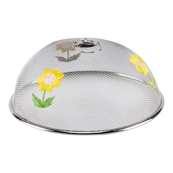 Edelstahl-Abdeckhaube „Sonnenblume“