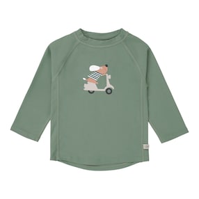T-shirt de bain manches longues avec protection UV teckel trottinette