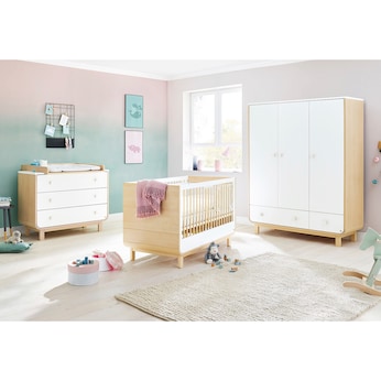 3-tlg. Babyzimmer Round breit groß