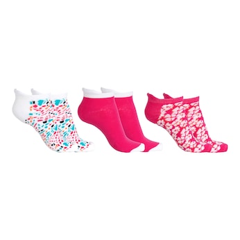 Chaussettes pour baskets «Pink Lady», 3 paires