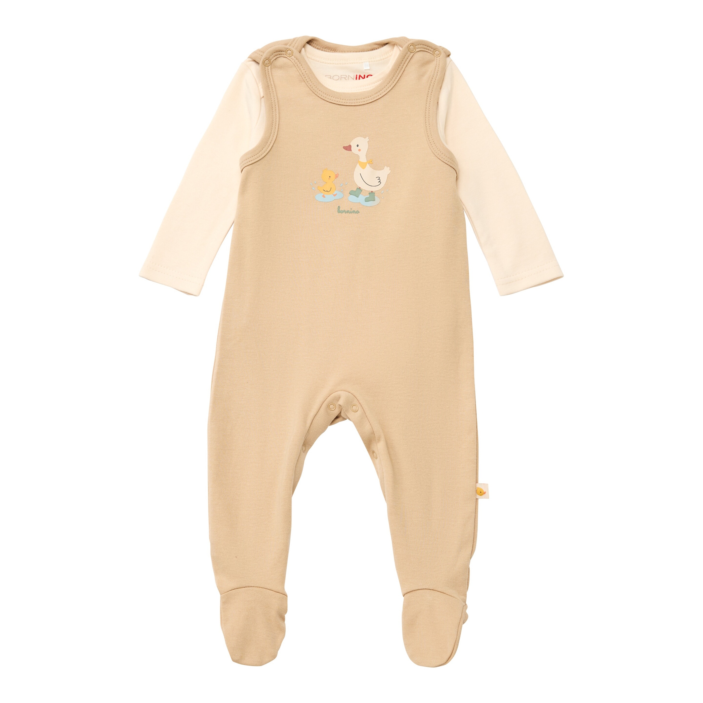 Bornino Country Love Strampler-Set 2-tlg. mit Body Ente