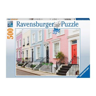 Puzzle «Maisons londoniennes colorées», 500 pièces
