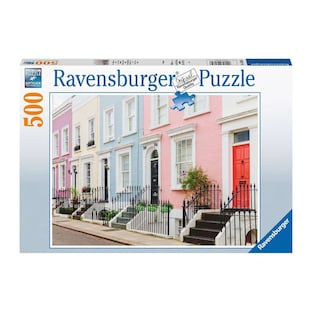 Puzzle "Bunte Stadthäuser in London", 500 Teile
