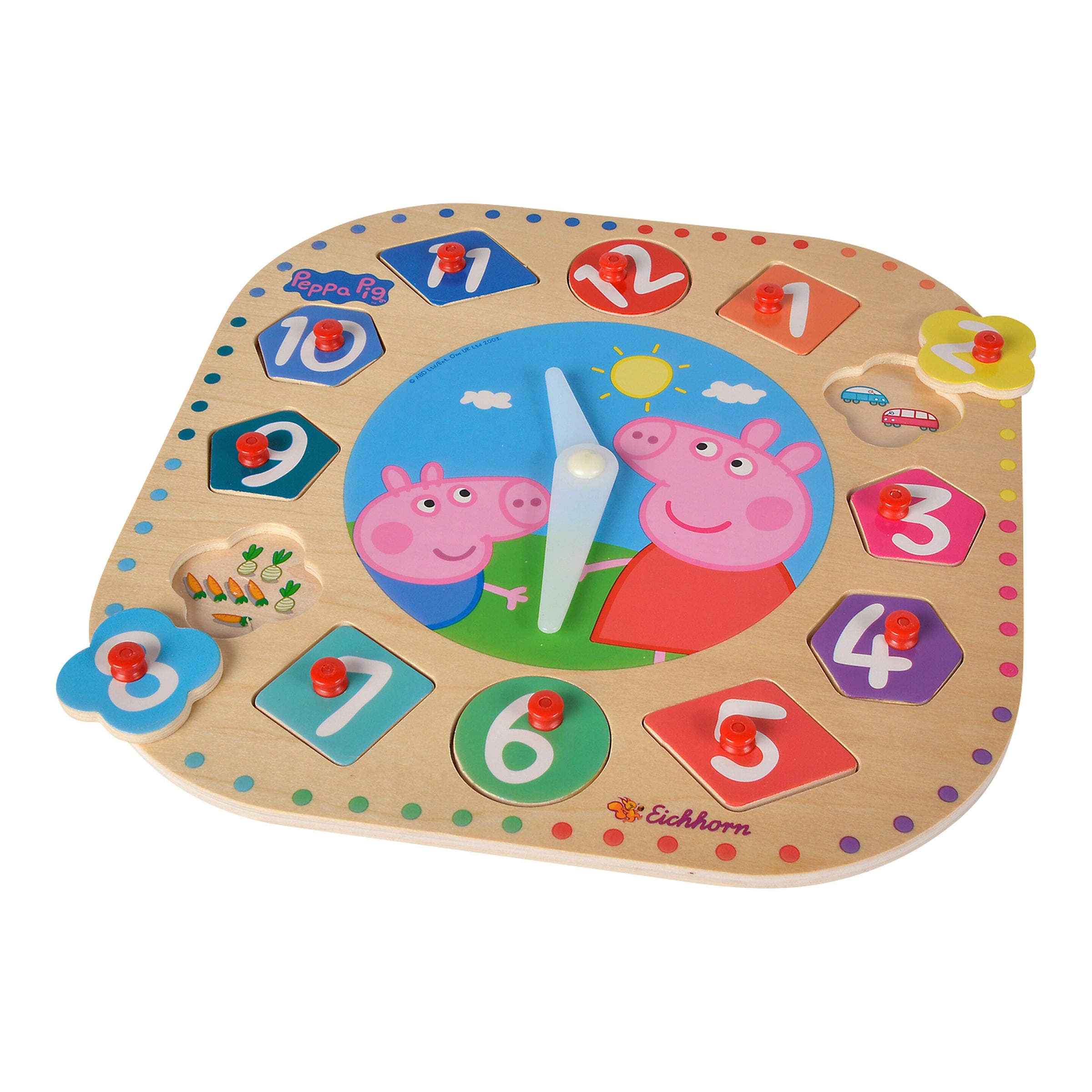Eichhorn Peppa Pig Lernuhr Peppa Pig
