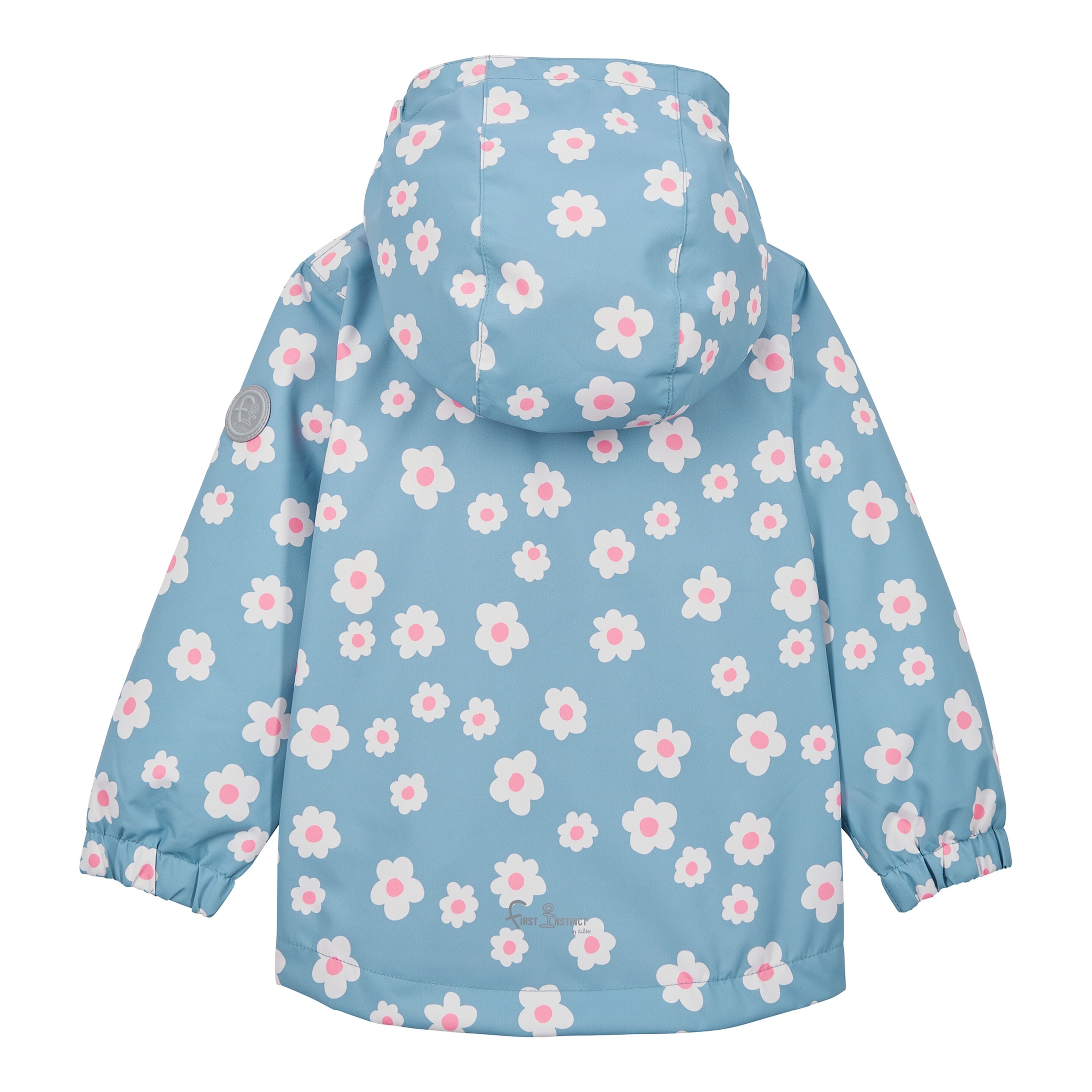 Killtec Regenjacke mit Kapuze und Mitwachsfunktion Blumen