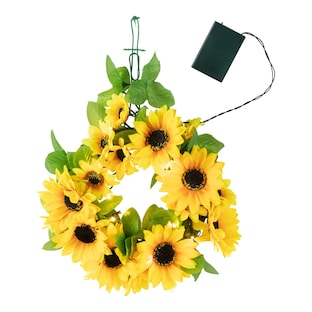 LED-Kranz "Sonnenblumen"
