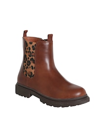 Mädchen Lack-Boots mit Reißverschluss und Gummizug