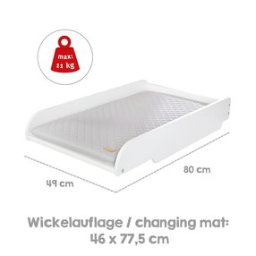 Wickelplatte roba Style grau 