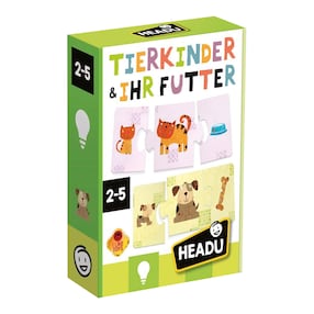 Lernspiel Tierkinder & ihr Futter