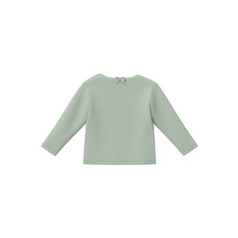 Shirt langarm Rippqualität