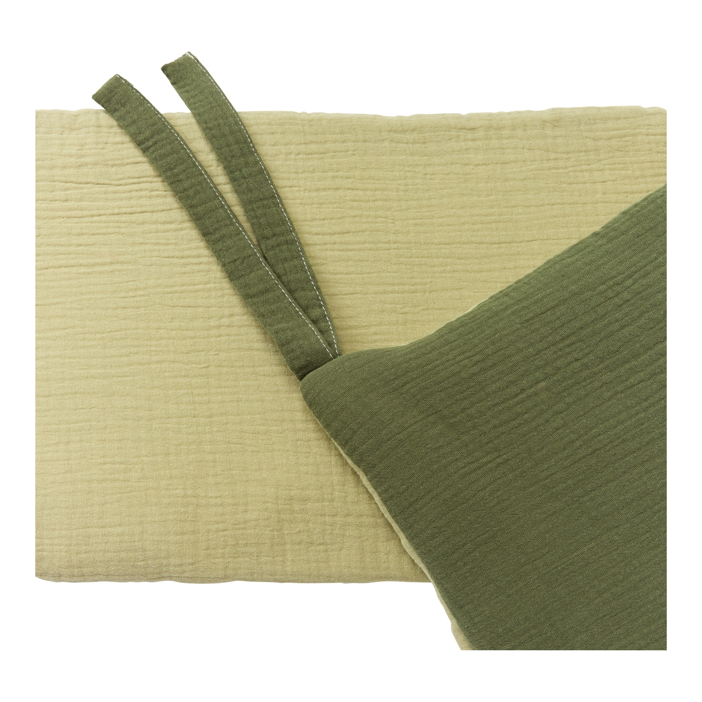 Bornino Home Wende-Nestchen für Beistellbett Musselin 26x166 cm