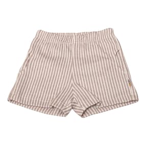 Short en toile rayé