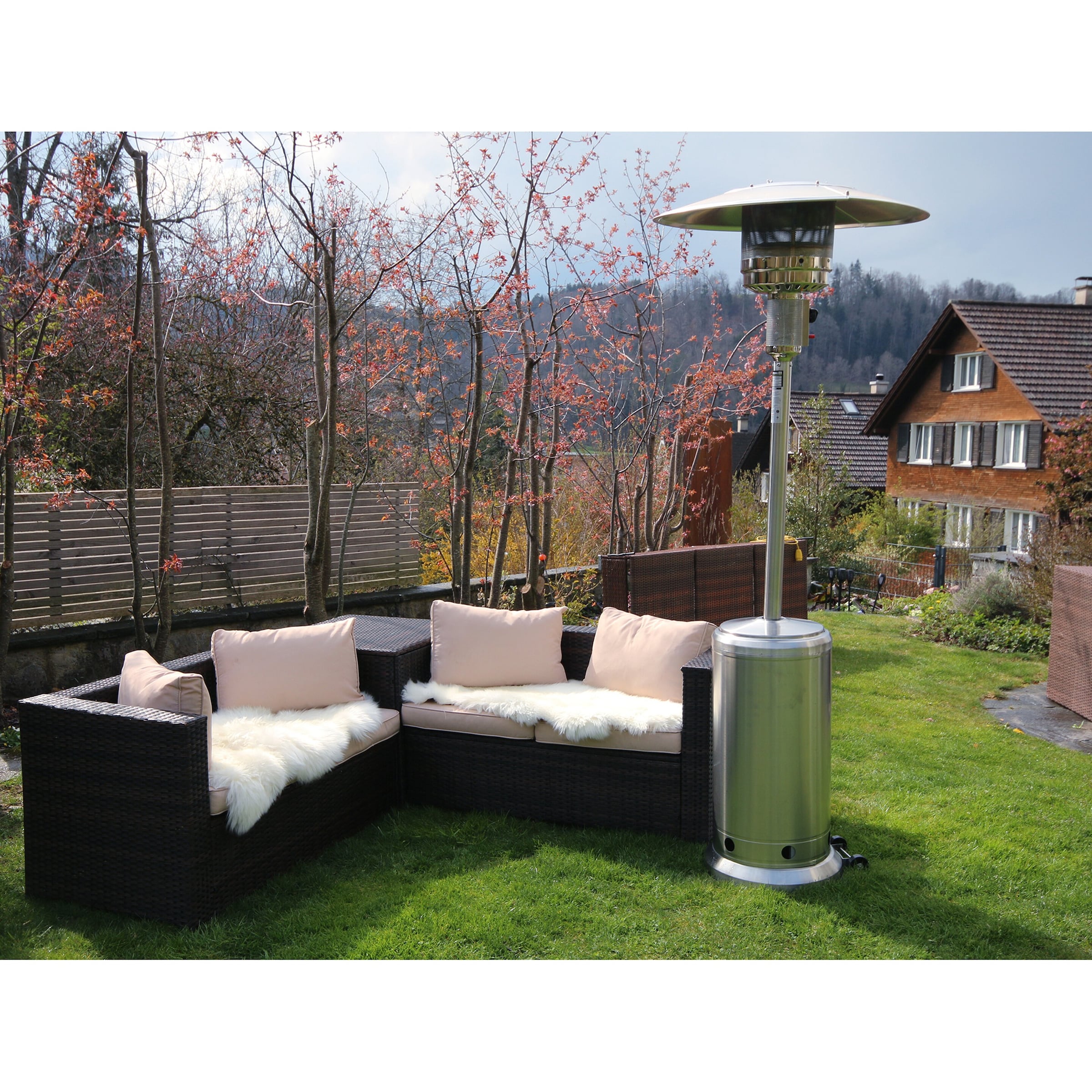 Wärmepilz "Chrom Gas"