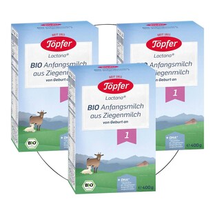 Bundle 3er-Pack Bio Anfangsmilch  1 Ziege 400g