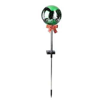 Piquet de jardin solaire LED «Boules de Noël»