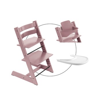 Bundle Treppenhochstuhl inklusive Babyset & Tray