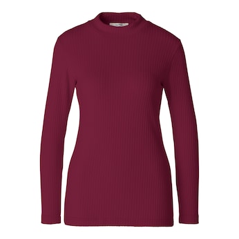 Damen-Pullover, gerippt