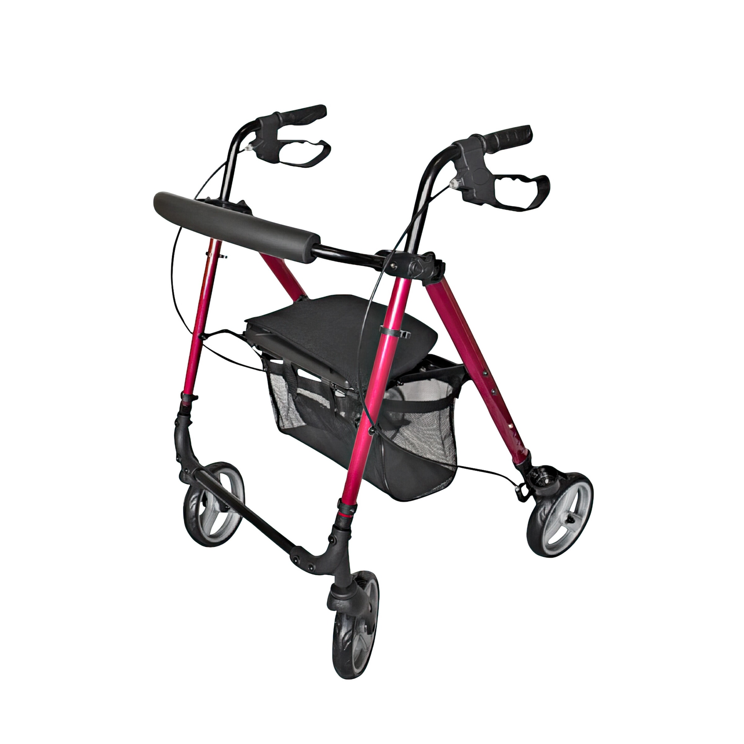 Aluminium Leichtgewicht-Rollator Ultra Light - AT51112 rot