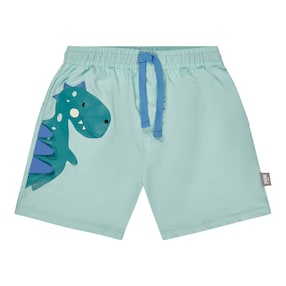 Short de bain avec empiècement couche et protection anti-UV dino
