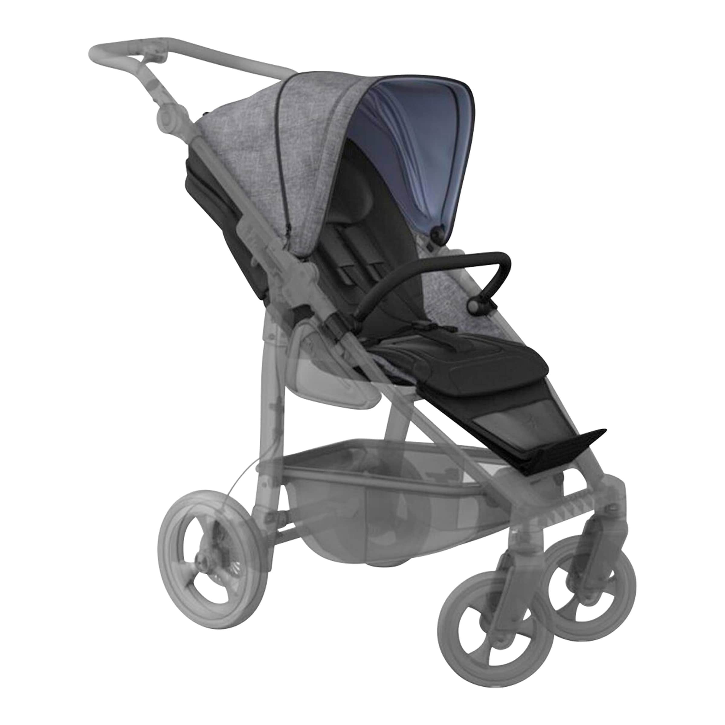 Tfk Kinderwagen Sportwagen Mono 3 grau | schwarz