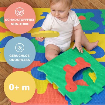 Puzzlematte Safari Tiere