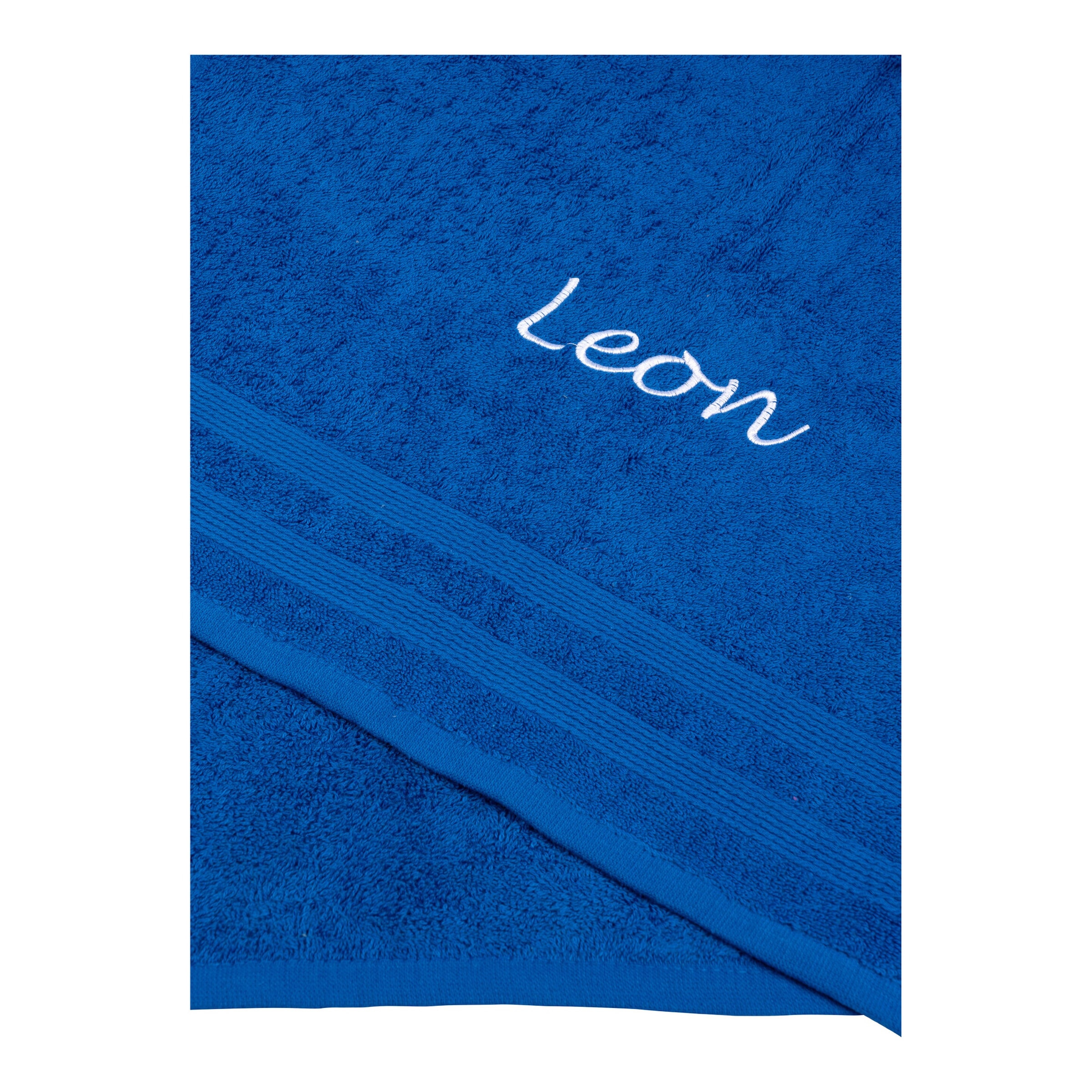 Handtuch personalisiert mit Namen, 50x100 cm, 100% Baumwolle