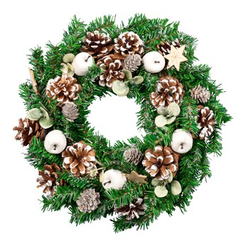 Couronne déco «Blanc»