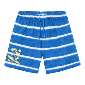 Short en molleton rayures batik