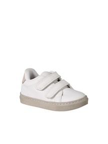 Baby Klett-Sneakers mit Kontrastbesatz