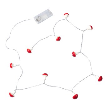 Lichterkette "Fliegenpilz", 1,2 m