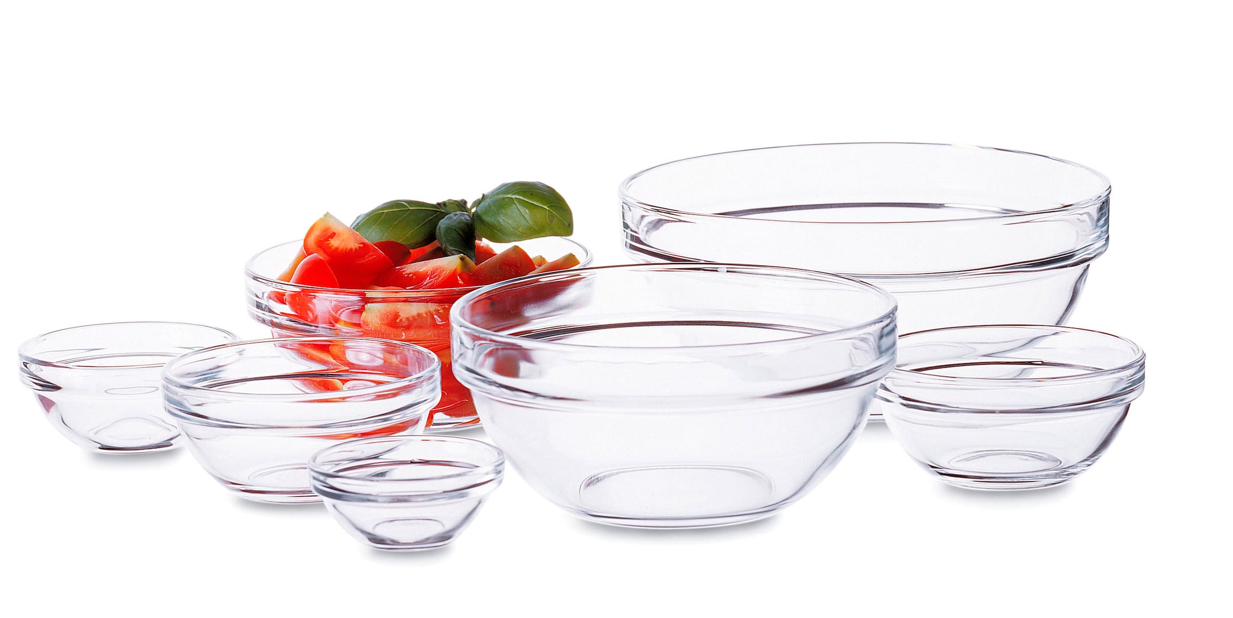 LUMINARC Serie Empilable Schüssel 6-er Set stapelbar 12 cm - B-Ware sehr gut