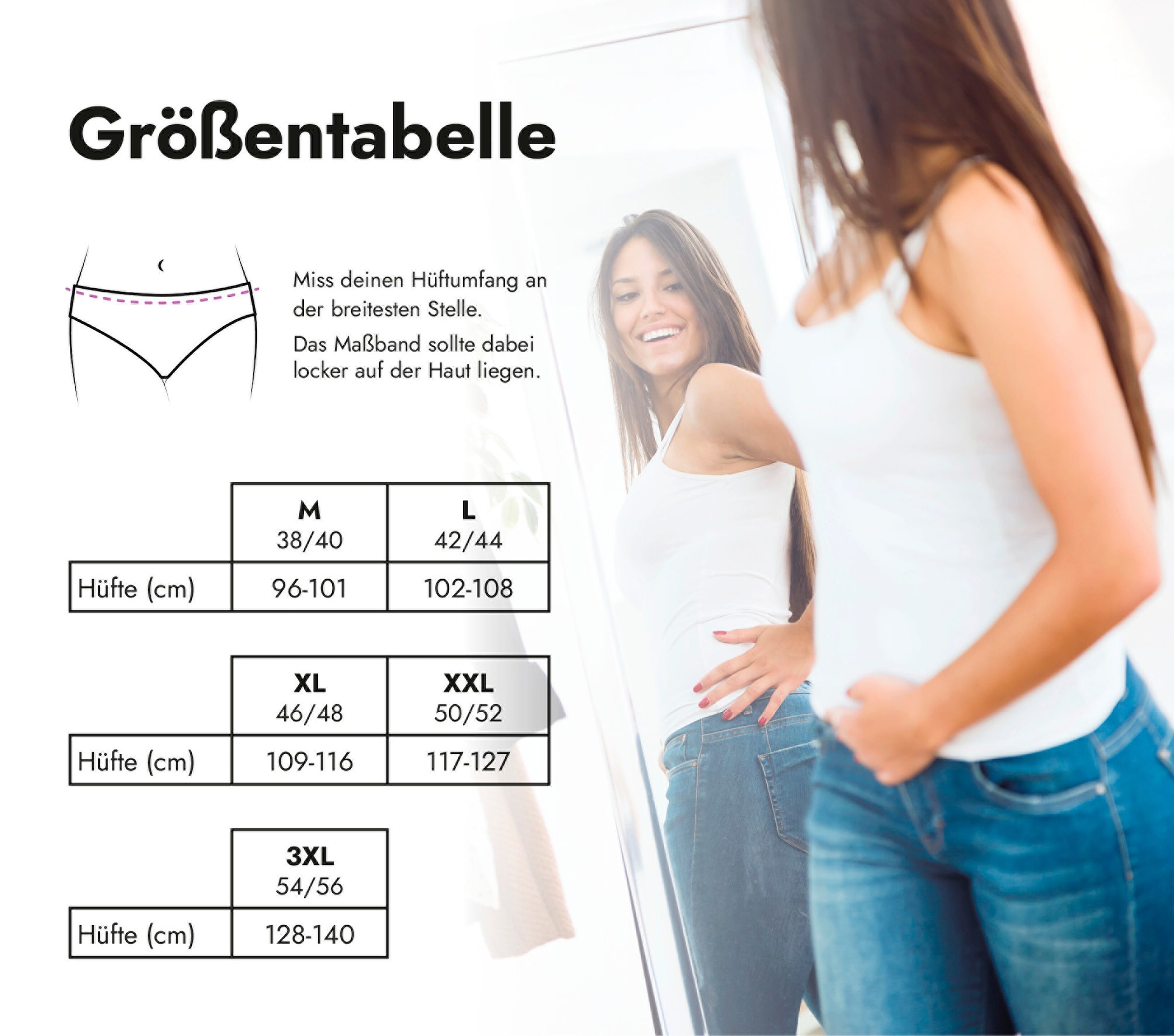High-waist Slip mit Saugeinlage