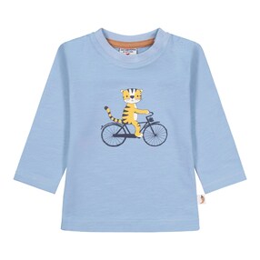 Shirt langarm Fahrrad Tiger