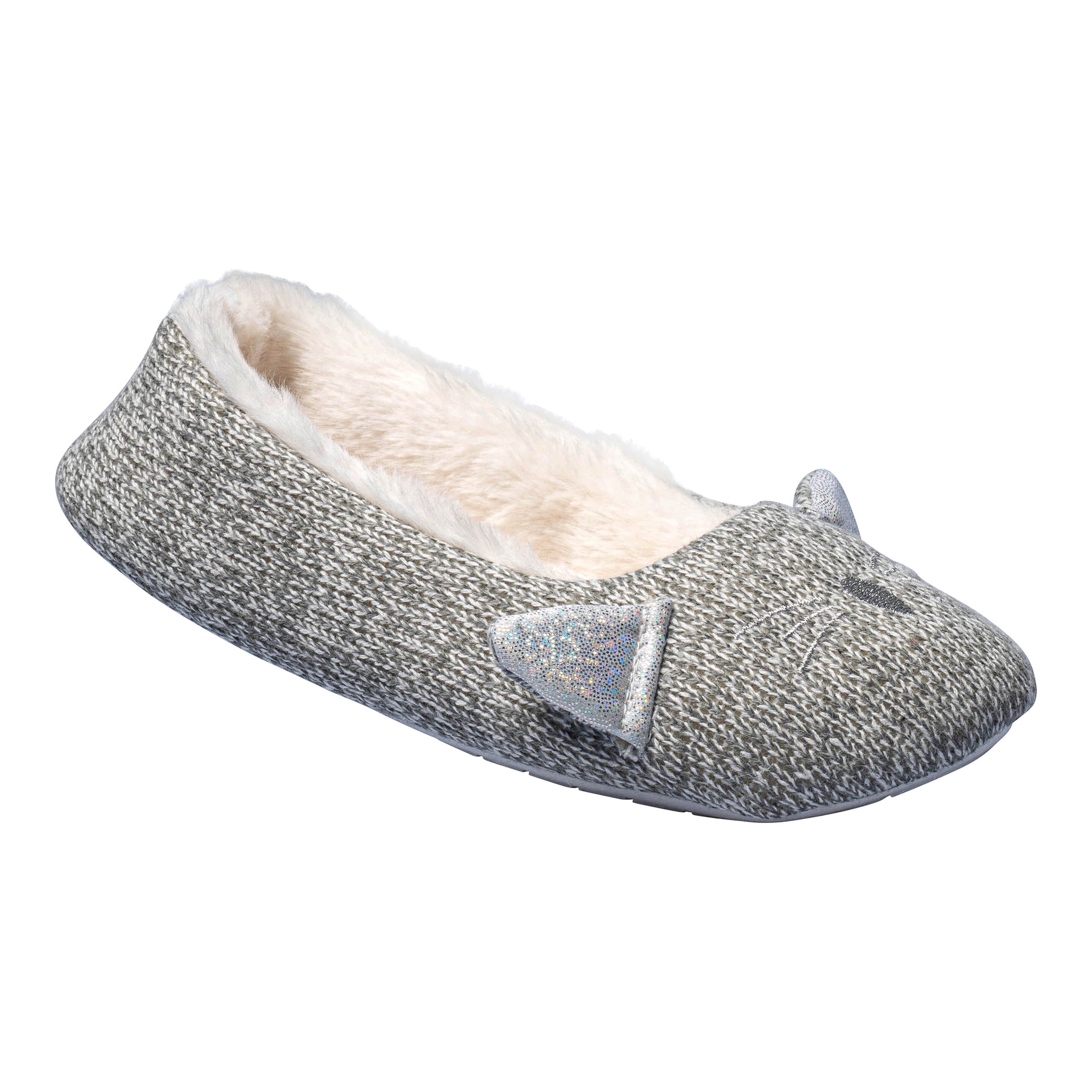 wonderwalk Wärme-Ballerina „Mausi“, Größe: 36, grau