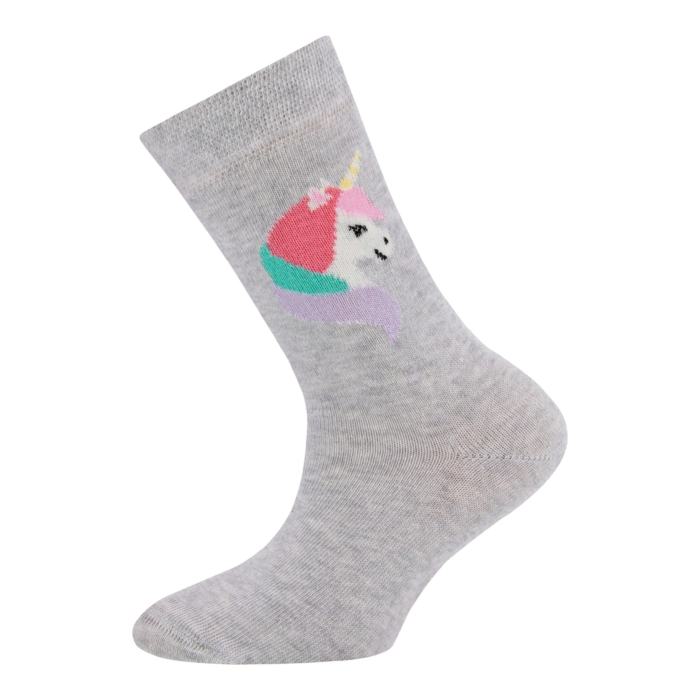 3er-Pack Socken Einhorn Sterne