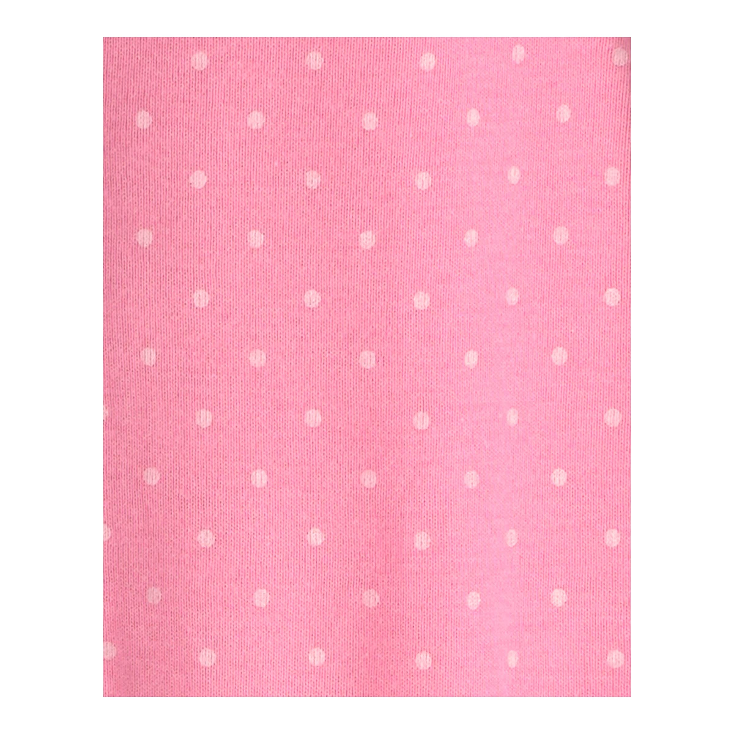 2er-Pack Schlafoveralls mit Fuß Erdbeeren Punkte