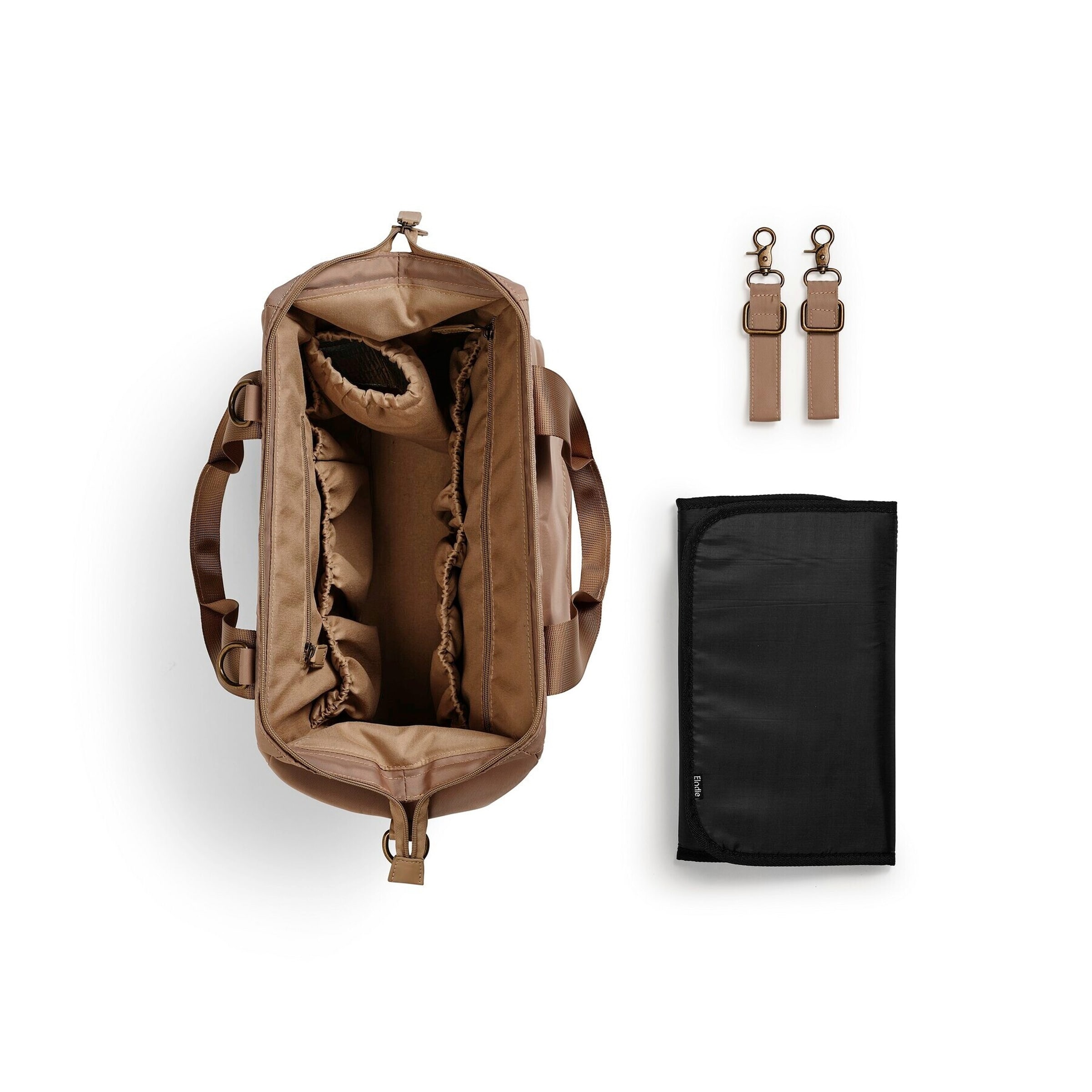 Elodie Wickeltasche Wide Frame - Pure Khaki