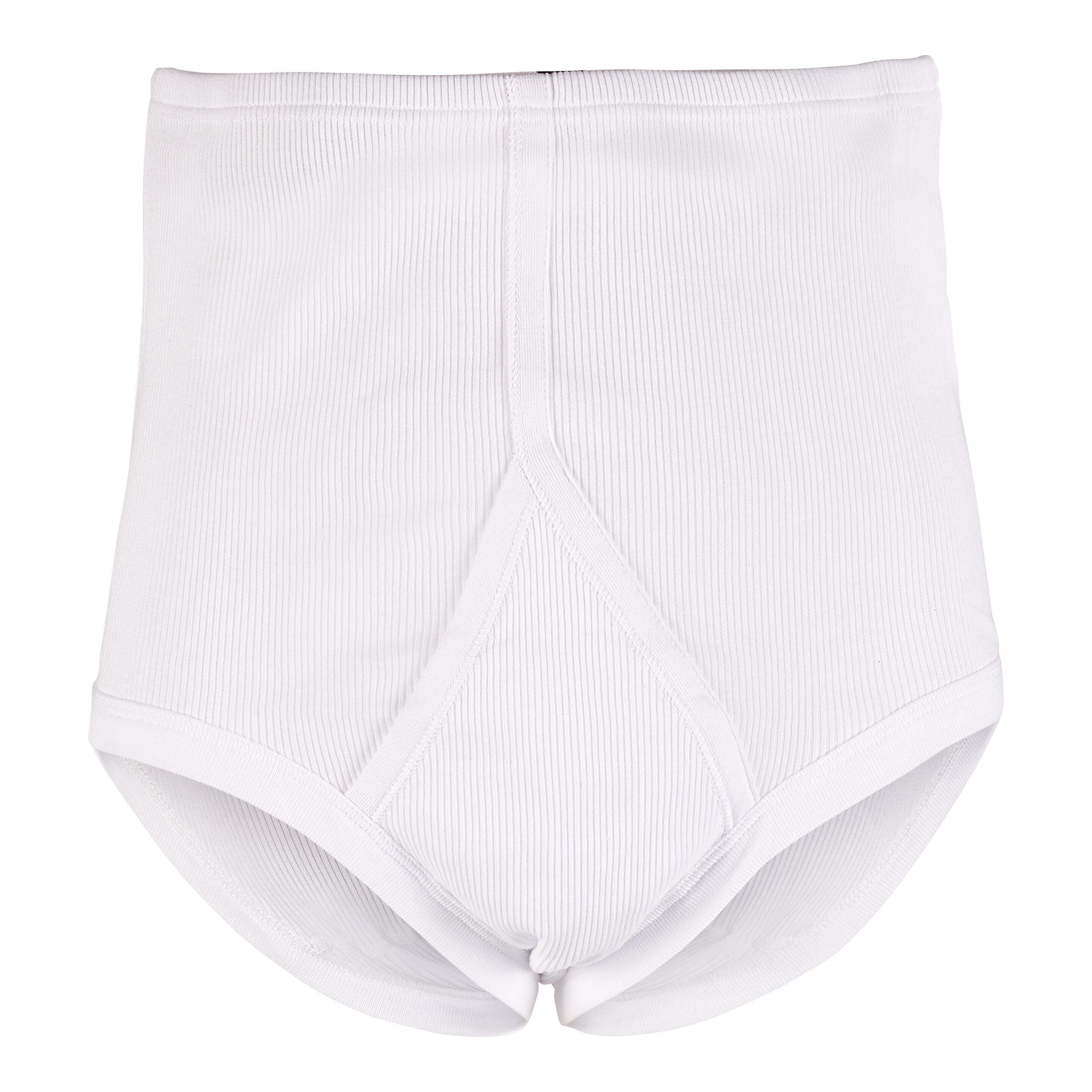Herren Unterhose, gerippt weiss Herren