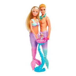 Puppe Mermaid Family